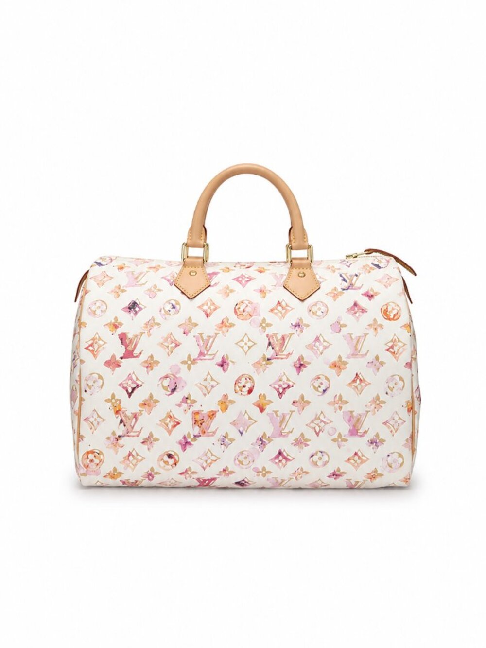 LOUIS VUITTON Speedy 35 Monogram Watercolor Aquarelle Handbag Limited Edition